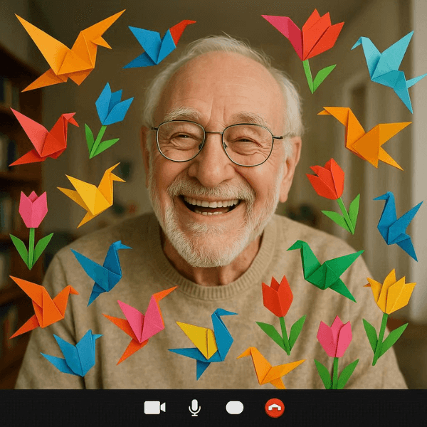 Origami Digital – Conectando Idosos Através de Videoconferências