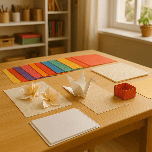 Origami em Papel Especial – Texturas Que Facilitam o Manuseio
